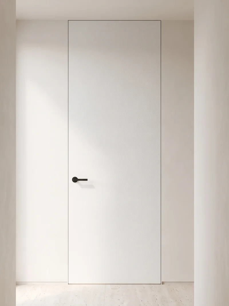 Avori minimalist luxury flush interior door application