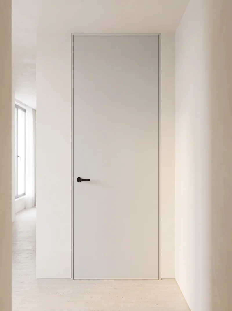 Cappuccino 502 minimalist luxury flush interior door application