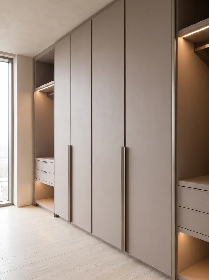 Cocoa bespoke cabinetry and architectural interior application