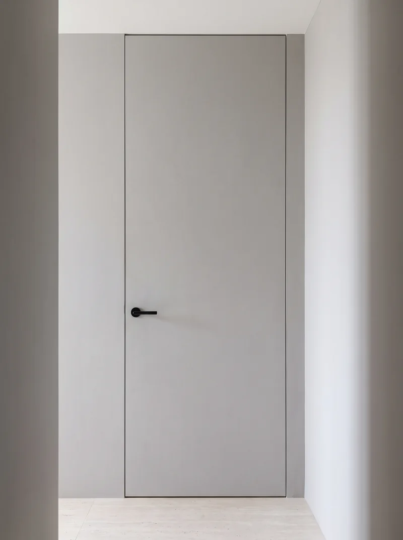 Latté 319 minimalist luxury flush interior door application