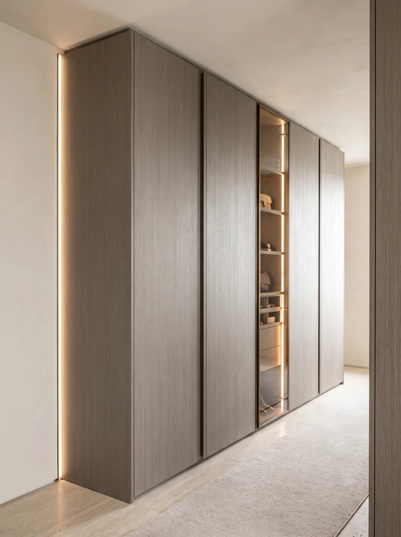 Valencia bespoke cabinetry and architectural wall paneling application