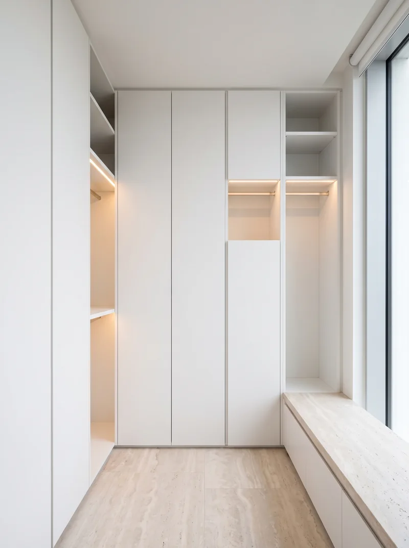 White 500 bespoke cabinetry and architectural interior application